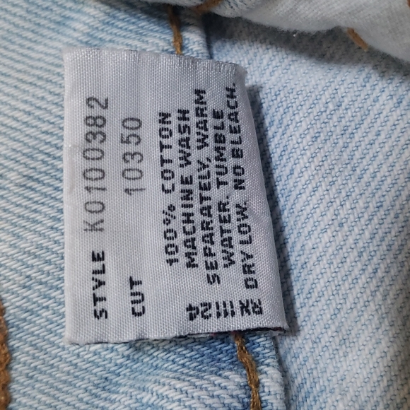 Vintage Girl's Guess Y2K Denim Cuffed Shorts - Picture 8 of 9